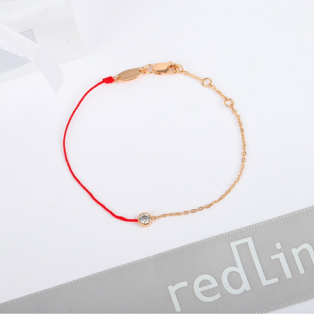 RedLine Gold and Red Bracelet